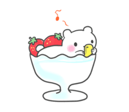 Polar Bear parfait sticker #4494107