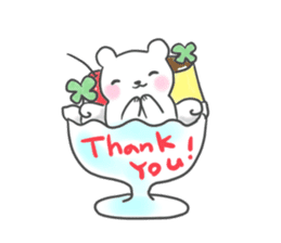 Polar Bear parfait sticker #4494108