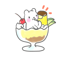 Polar Bear parfait sticker #4494112