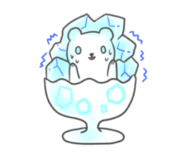 Polar Bear parfait sticker #4494114