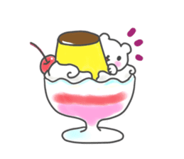 Polar Bear parfait sticker #4494118