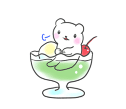 Polar Bear parfait sticker #4494119