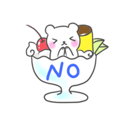 Polar Bear parfait sticker #4494124