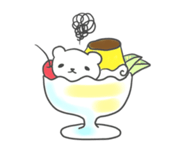 Polar Bear parfait sticker #4494125