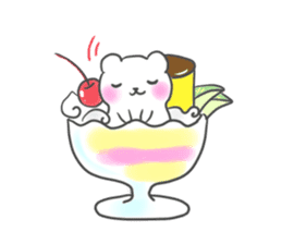 Polar Bear parfait sticker #4494126