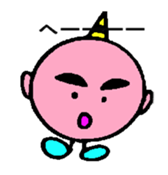 ogre pretty in a circle sticker #4494307