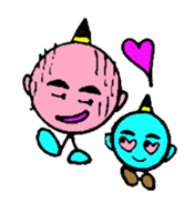 ogre pretty in a circle sticker #4494315