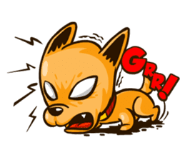 Moka the Corgi sticker #4495419