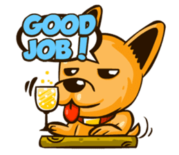 Moka the Corgi sticker #4495421