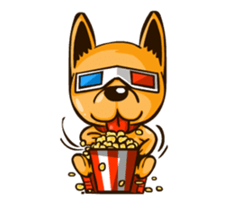 Moka the Corgi sticker #4495424