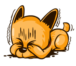 Moka the Corgi sticker #4495426