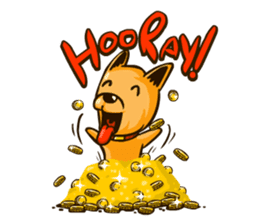 Moka the Corgi sticker #4495430