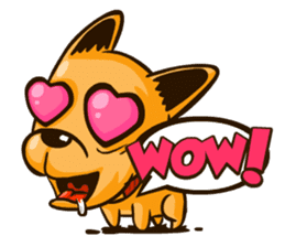 Moka the Corgi sticker #4495432