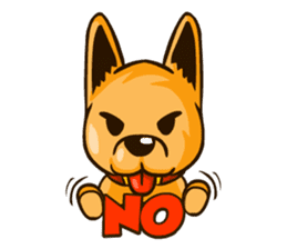 Moka the Corgi sticker #4495437