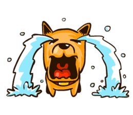 Moka the Corgi sticker #4495440