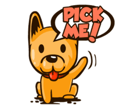 Moka the Corgi sticker #4495443