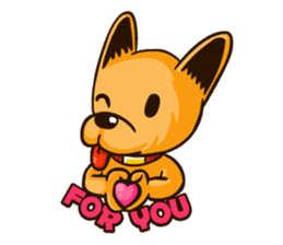Moka the Corgi sticker #4495444