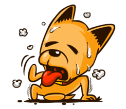 Moka the Corgi sticker #4495446