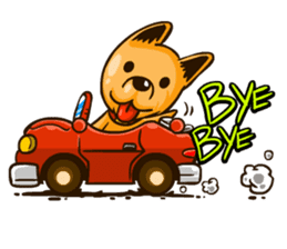 Moka the Corgi sticker #4495447