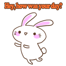 Kawaii Rabbit Sticker sticker #4495810