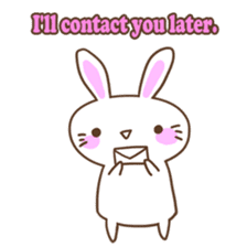 Kawaii Rabbit Sticker sticker #4495823
