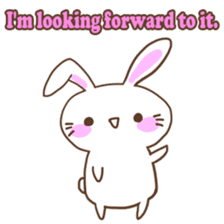Kawaii Rabbit Sticker sticker #4495825