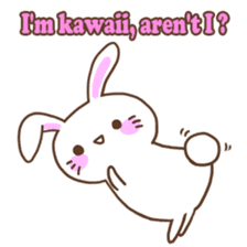 Kawaii Rabbit Sticker sticker #4495826