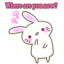 Kawaii Rabbit Sticker sticker #4495828