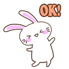 Kawaii Rabbit Sticker sticker #4495833