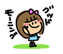 Feelings of girl. sticker #4495848