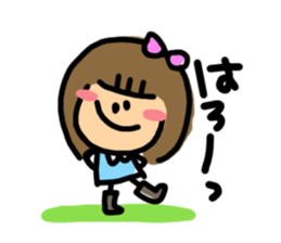 Feelings of girl. sticker #4495849