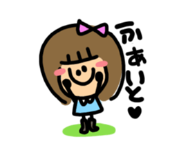 Feelings of girl. sticker #4495853