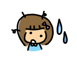 Feelings of girl. sticker #4495857