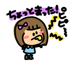 Feelings of girl. sticker #4495860