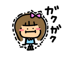 Feelings of girl. sticker #4495861