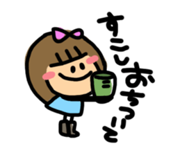 Feelings of girl. sticker #4495862