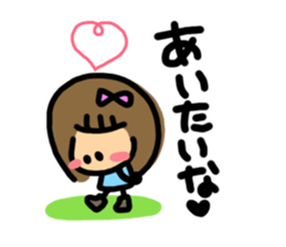 Feelings of girl. sticker #4495866