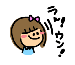 Feelings of girl. sticker #4495867