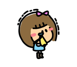 Feelings of girl. sticker #4495869