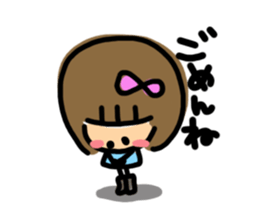 Feelings of girl. sticker #4495870