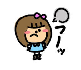 Feelings of girl. sticker #4495875