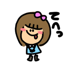 Feelings of girl. sticker #4495878