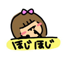 Feelings of girl. sticker #4495879