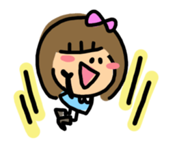 Feelings of girl. sticker #4495882