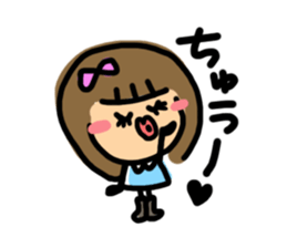 Feelings of girl. sticker #4495885