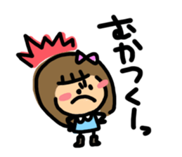 Feelings of girl. sticker #4495886