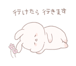 Cozy Rabbit lazy Ver. sticker #4496022