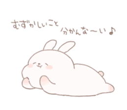 Cozy Rabbit lazy Ver. sticker #4496029
