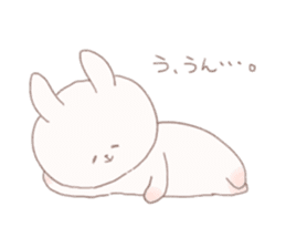Cozy Rabbit lazy Ver. sticker #4496041