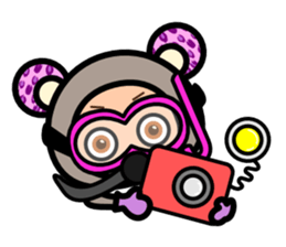 Leopard ear sticker #4496069